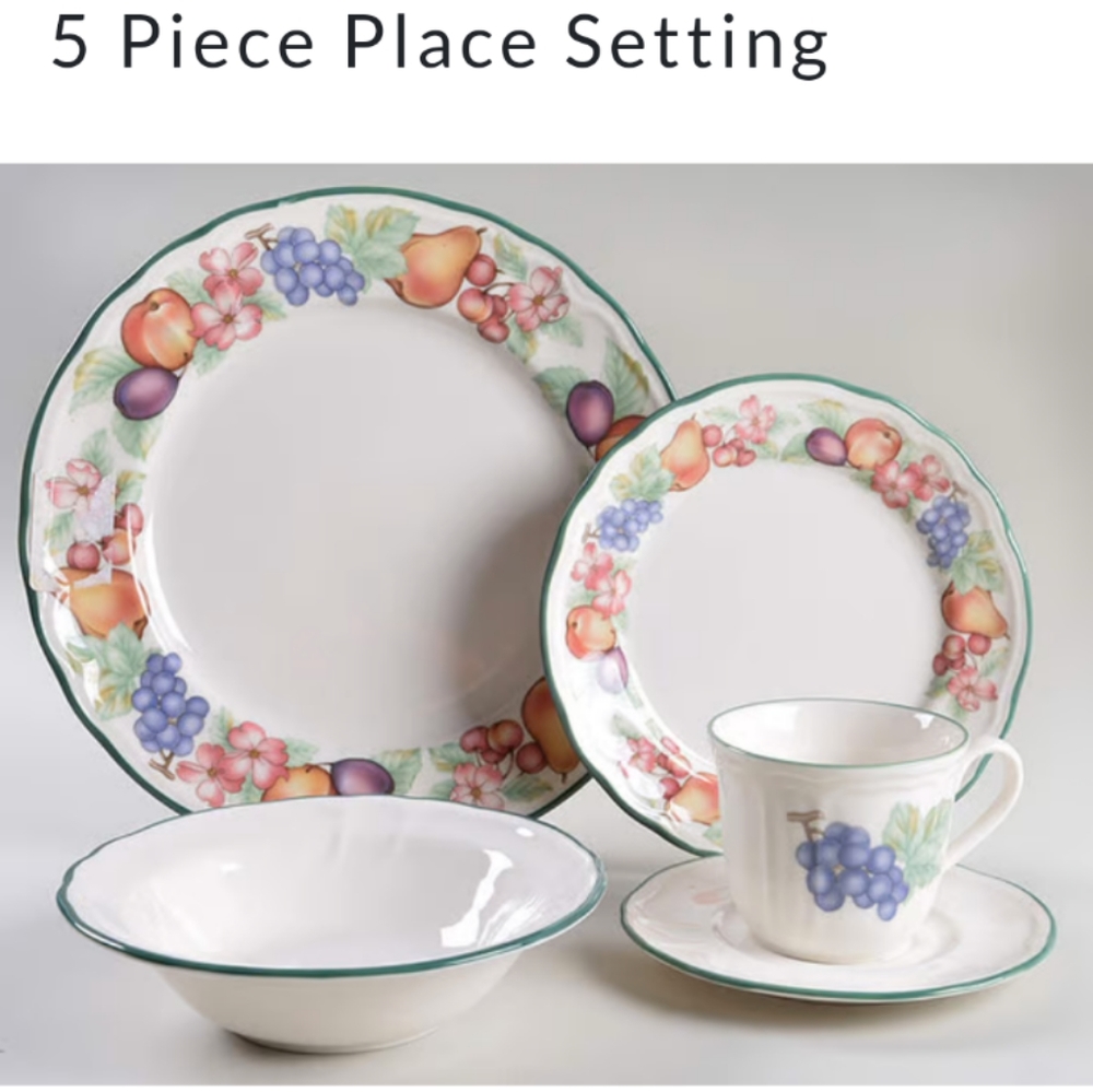 Epoch Market Day 5 pc Place Setting
